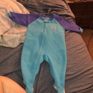Baby girl pajamas w/ footies